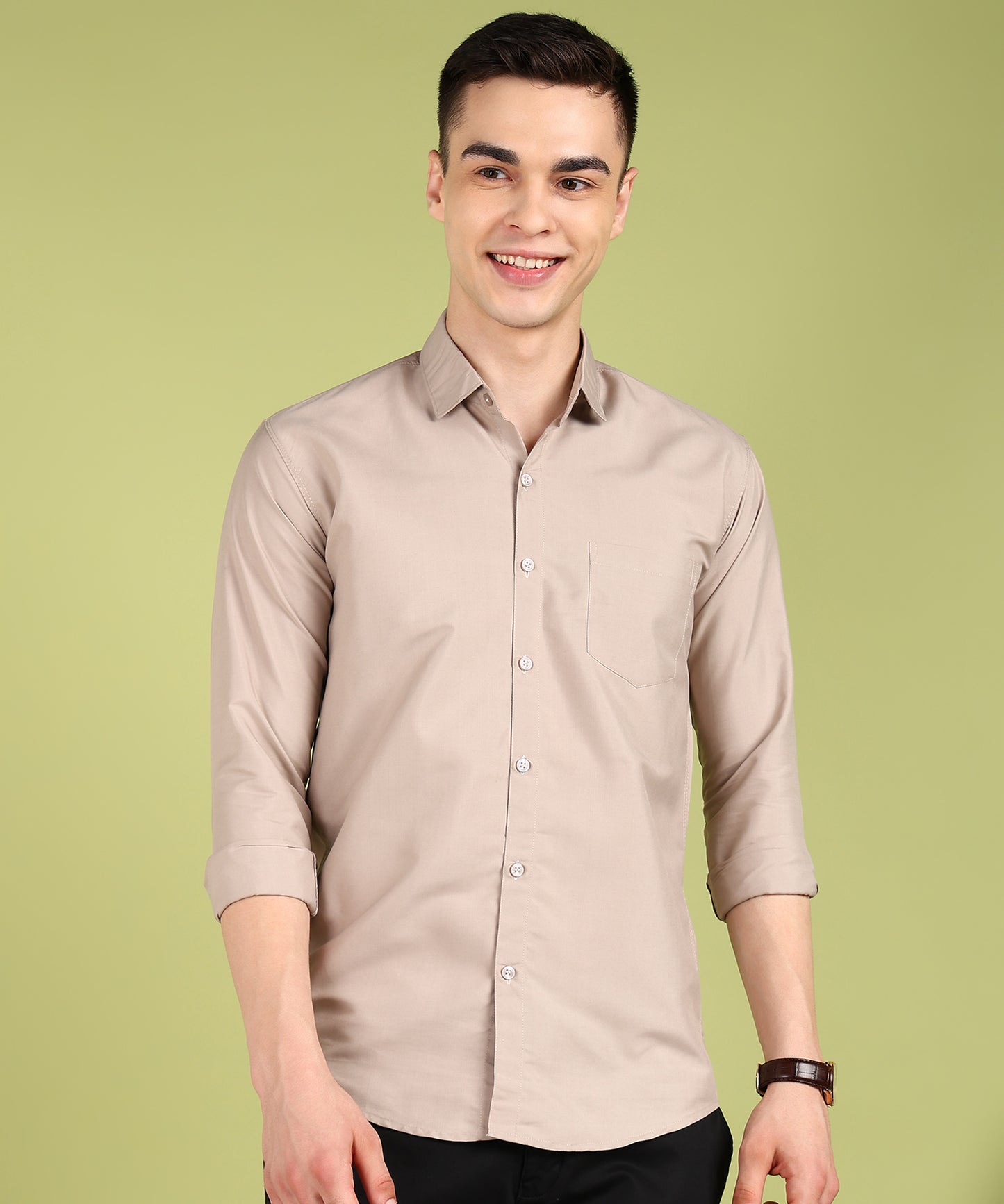 Men Solid Formal Shirt
