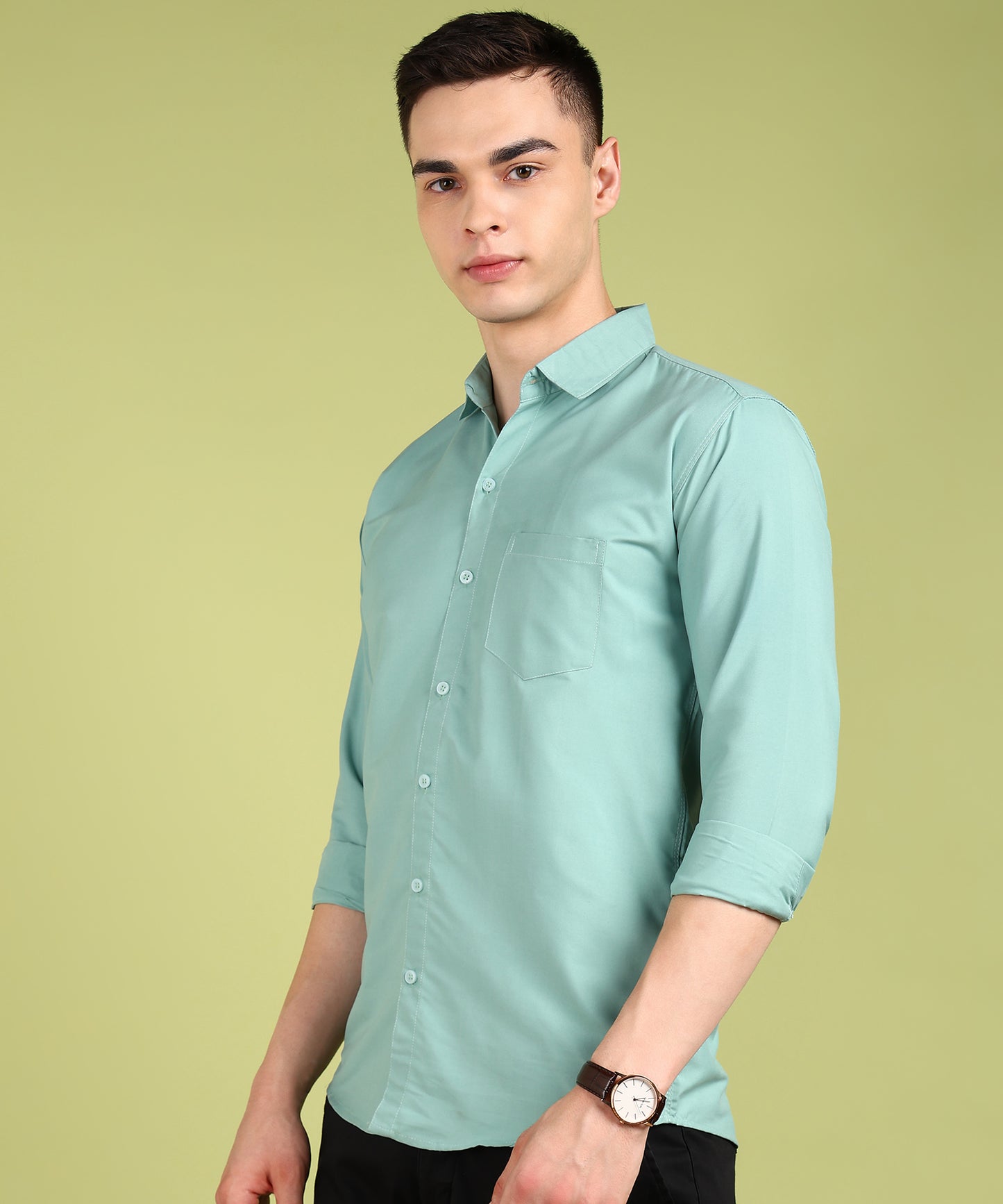 Men Solid Formal Shirt