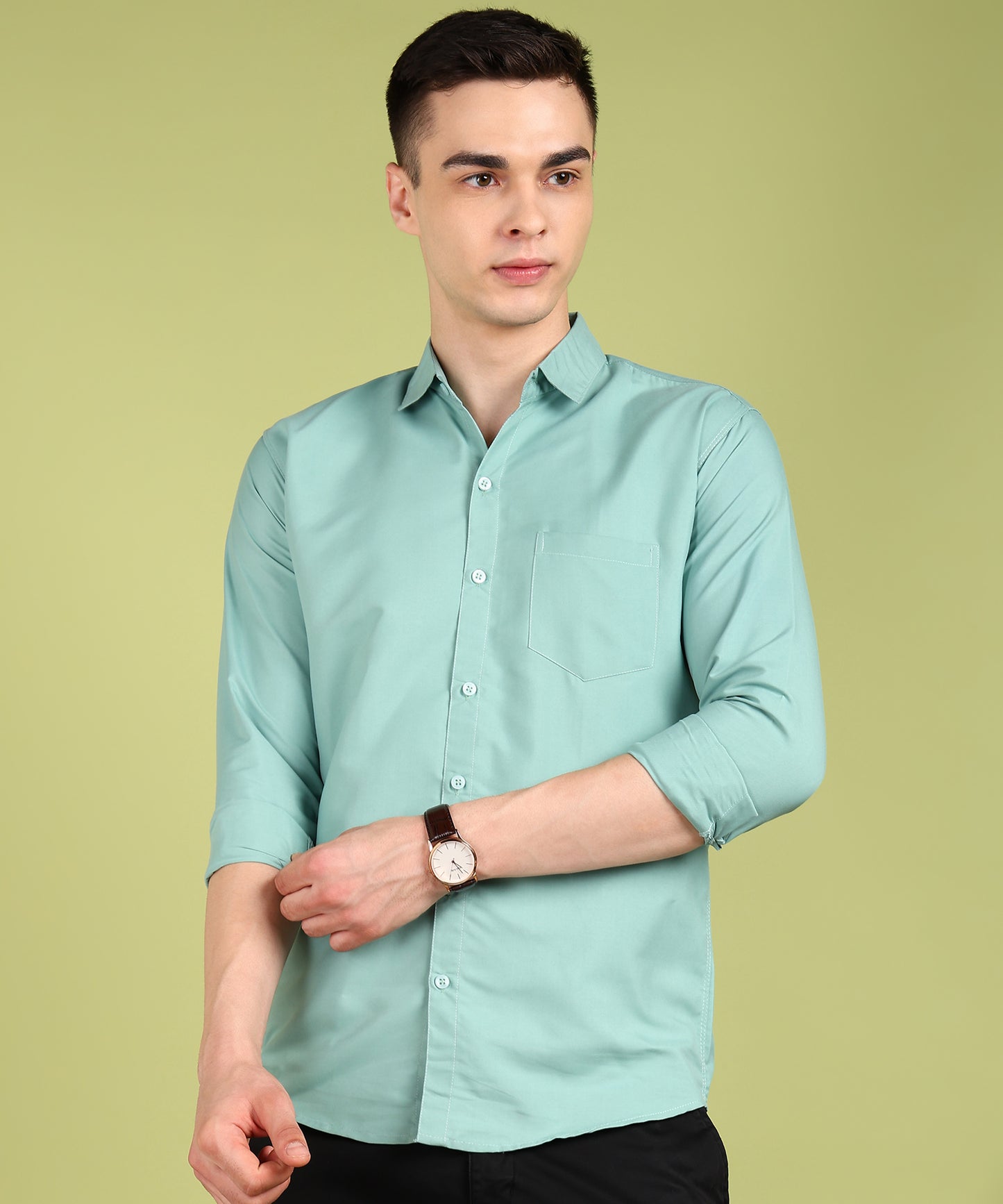 Men Solid Formal Shirt