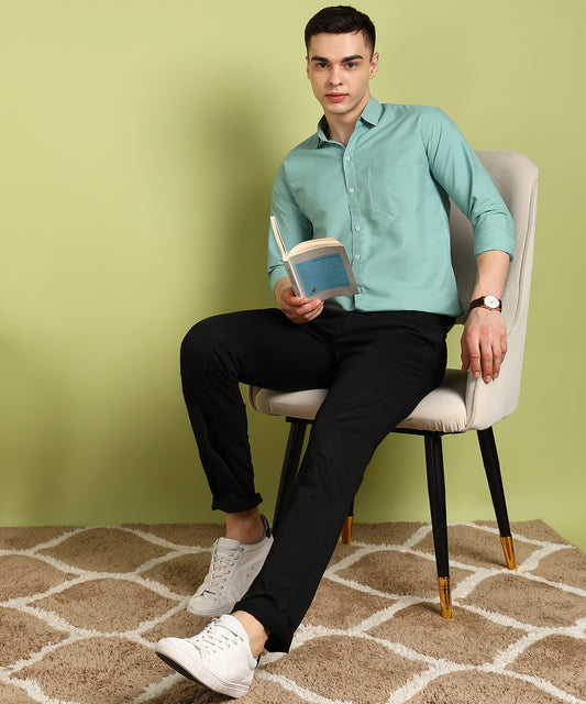 Men Solid Formal Shirt
