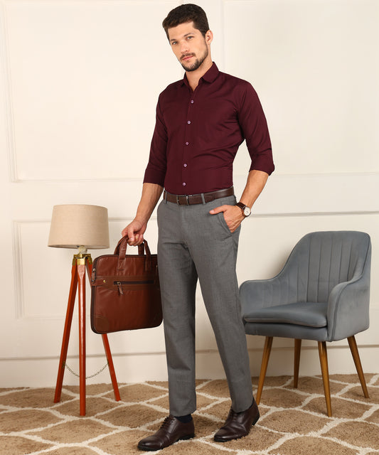 Men Solid Formal Shirt