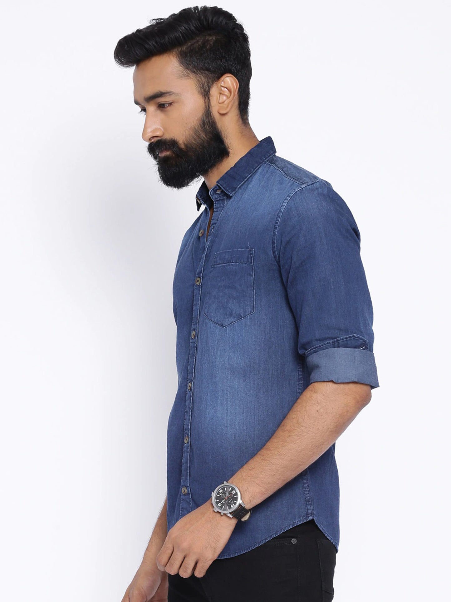 Men Solid Casual Shirt