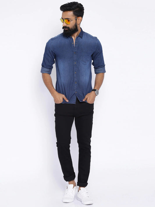 Men Solid Casual Shirt