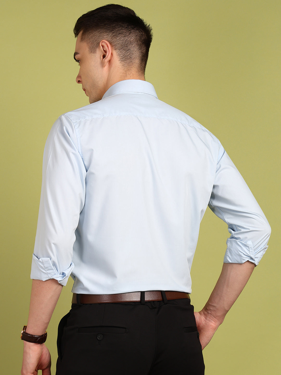 Men Solid Formal Shirt