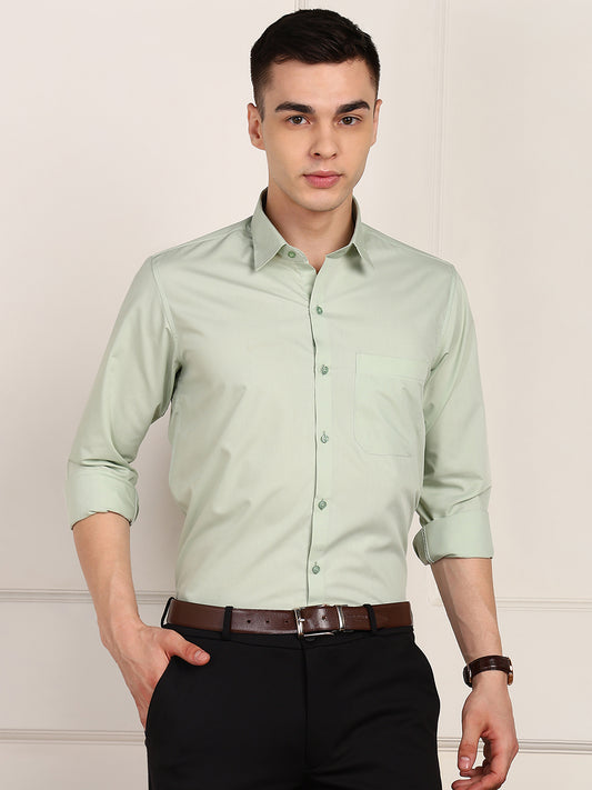 Men Solid Formal Shirt