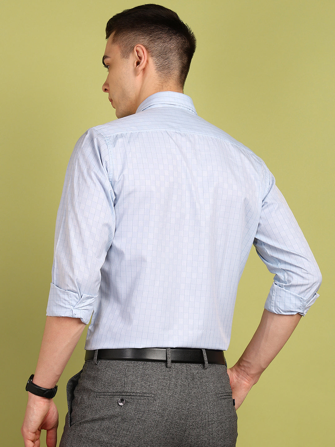 Men Checkered Formal Shirt