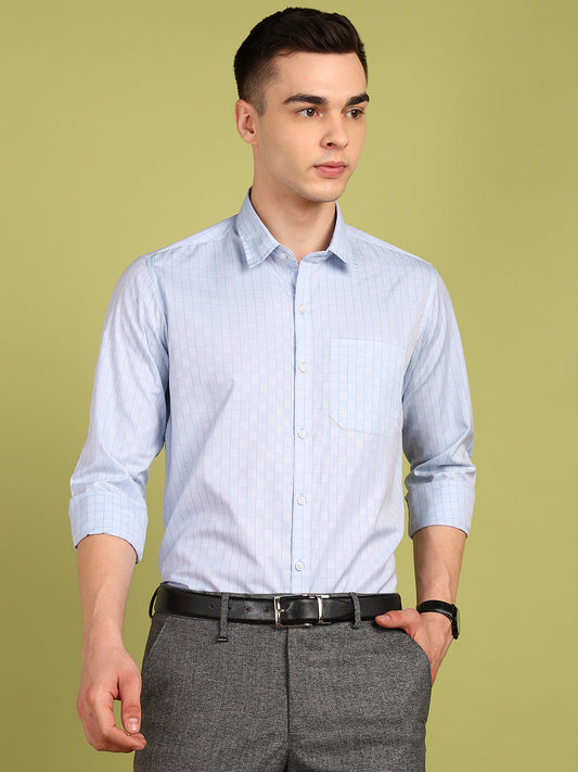 Men Checkered Formal Shirt