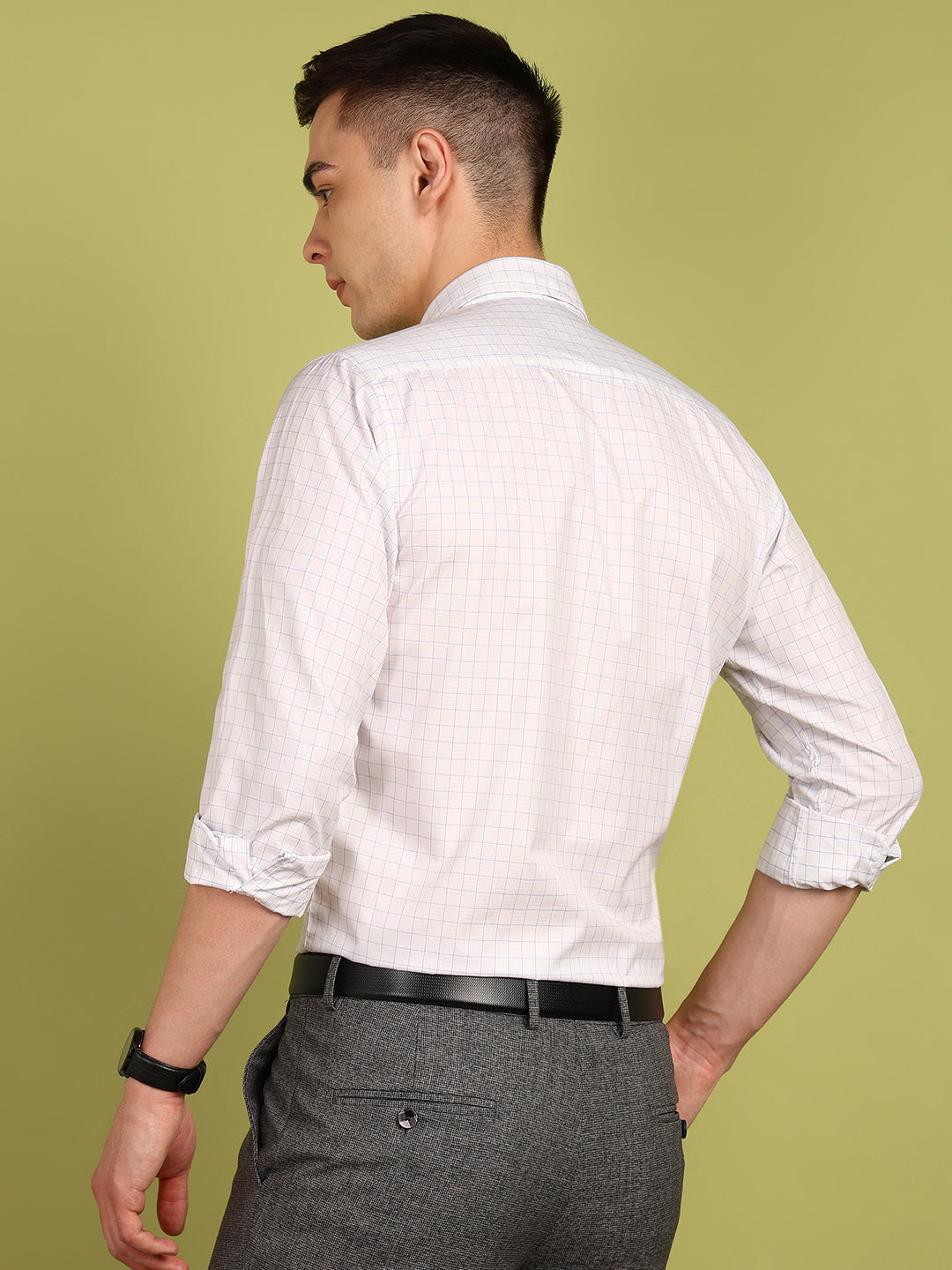 Men Checkered Formal Shirt