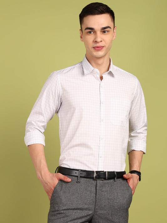 Men Checkered Formal Shirt