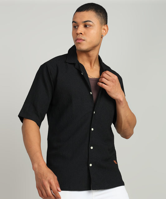 Men Solid Casual Shirt