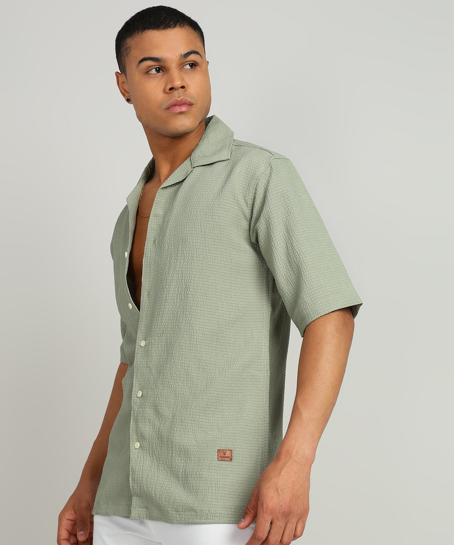 Men Solid Casual Shirt