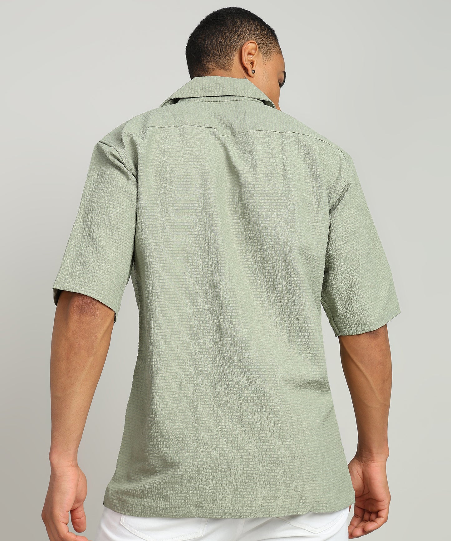 Men Solid Casual Shirt