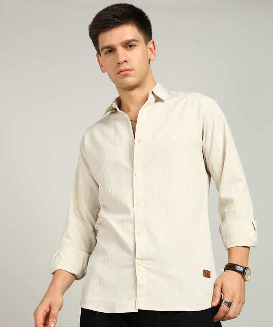 Men Solid Casual Shirt