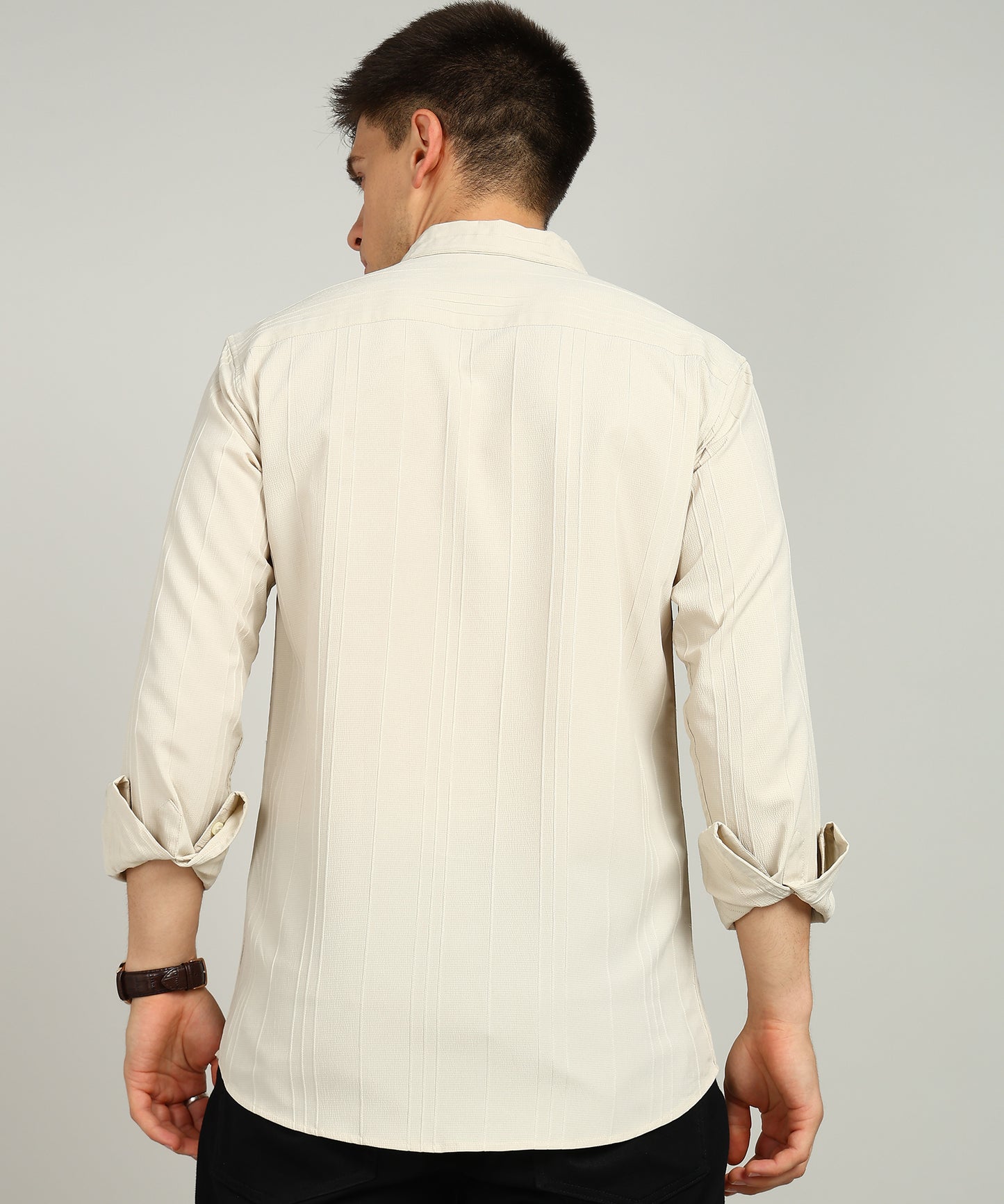Men Solid Casual Shirt