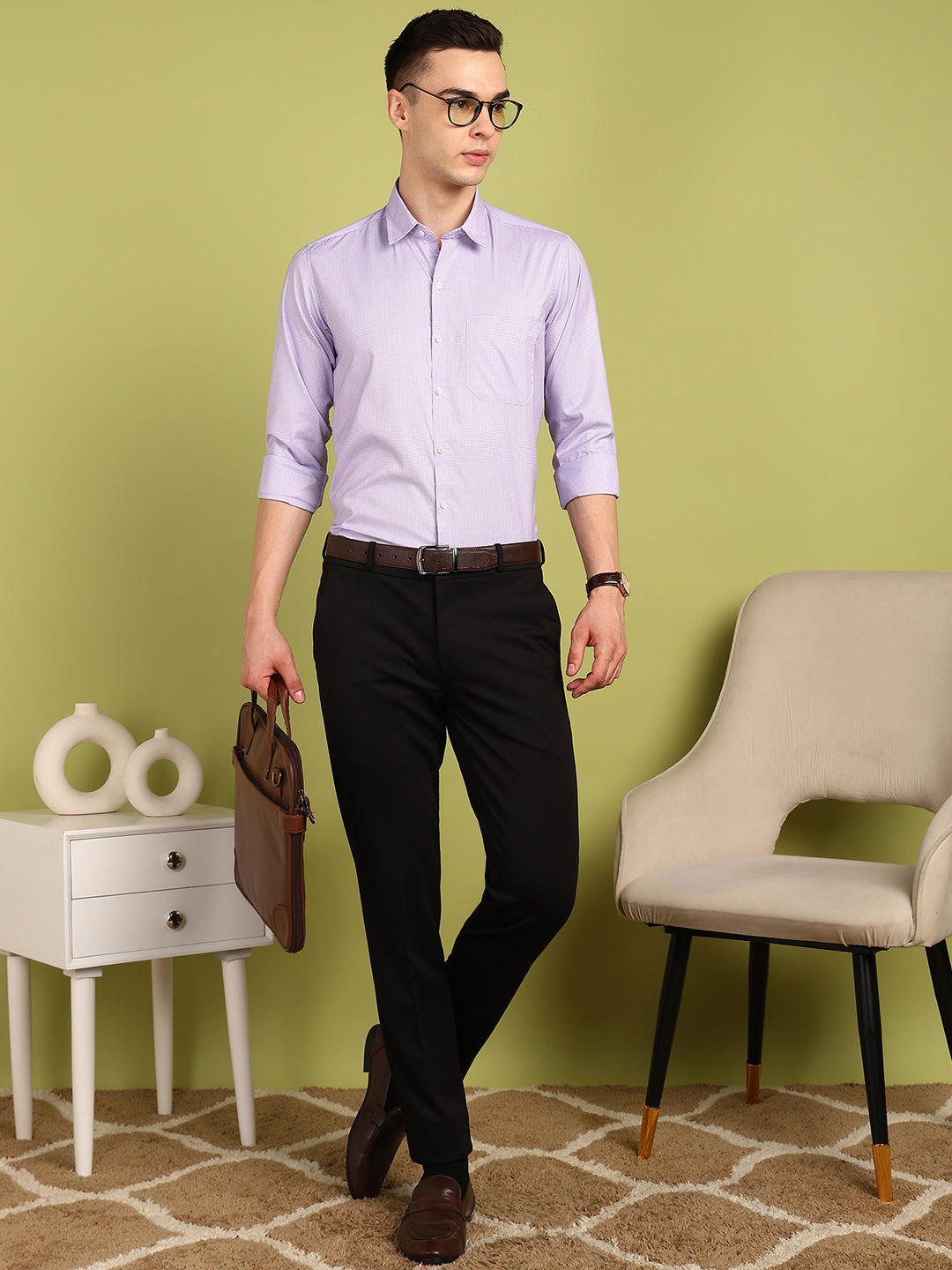 Men Checkered Formal Shirt