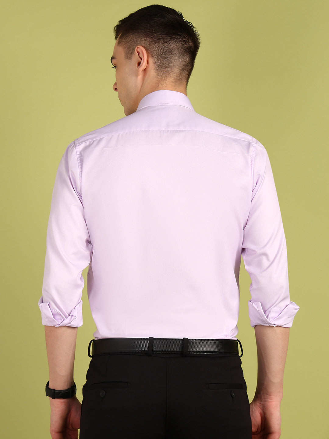 Men Self Design Formal Shirt