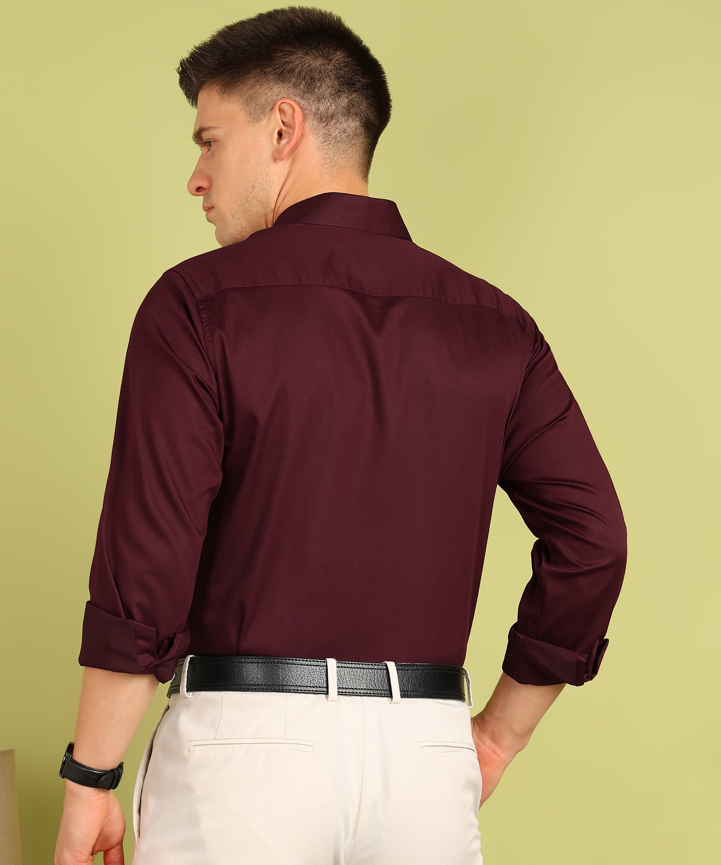Men Solid Formal Shirt
