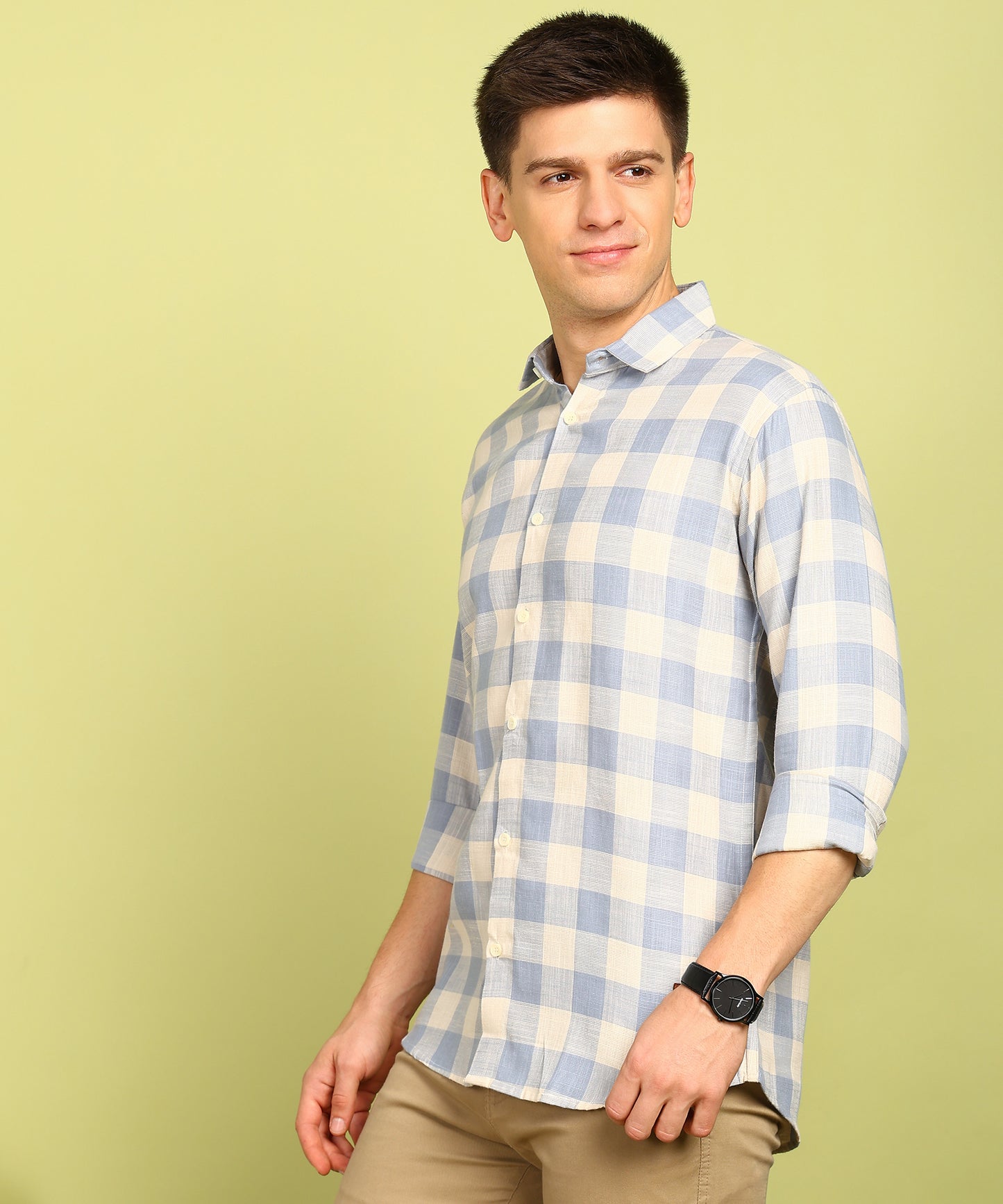 Men Checkered Formal Shirt