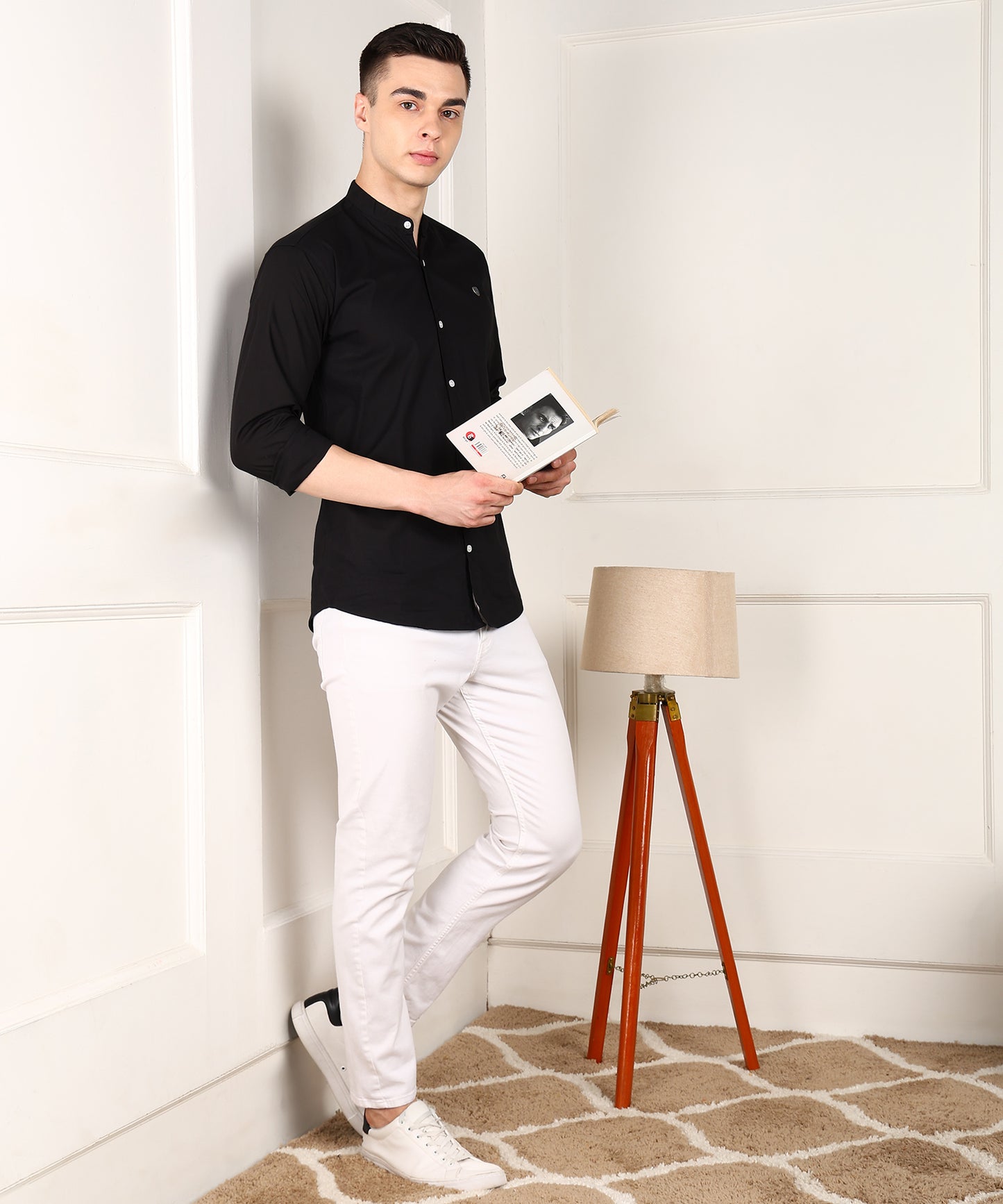 Men Solid Casual Multicolor Shirt (Pack of 2)