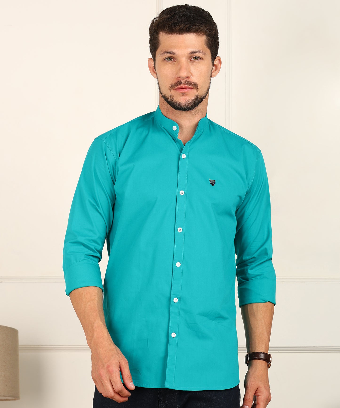 Men Solid Casual Shirt