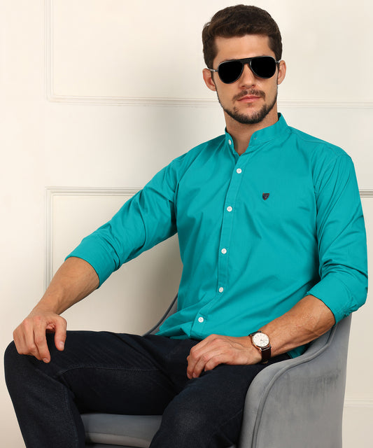 Men Solid Casual Shirt