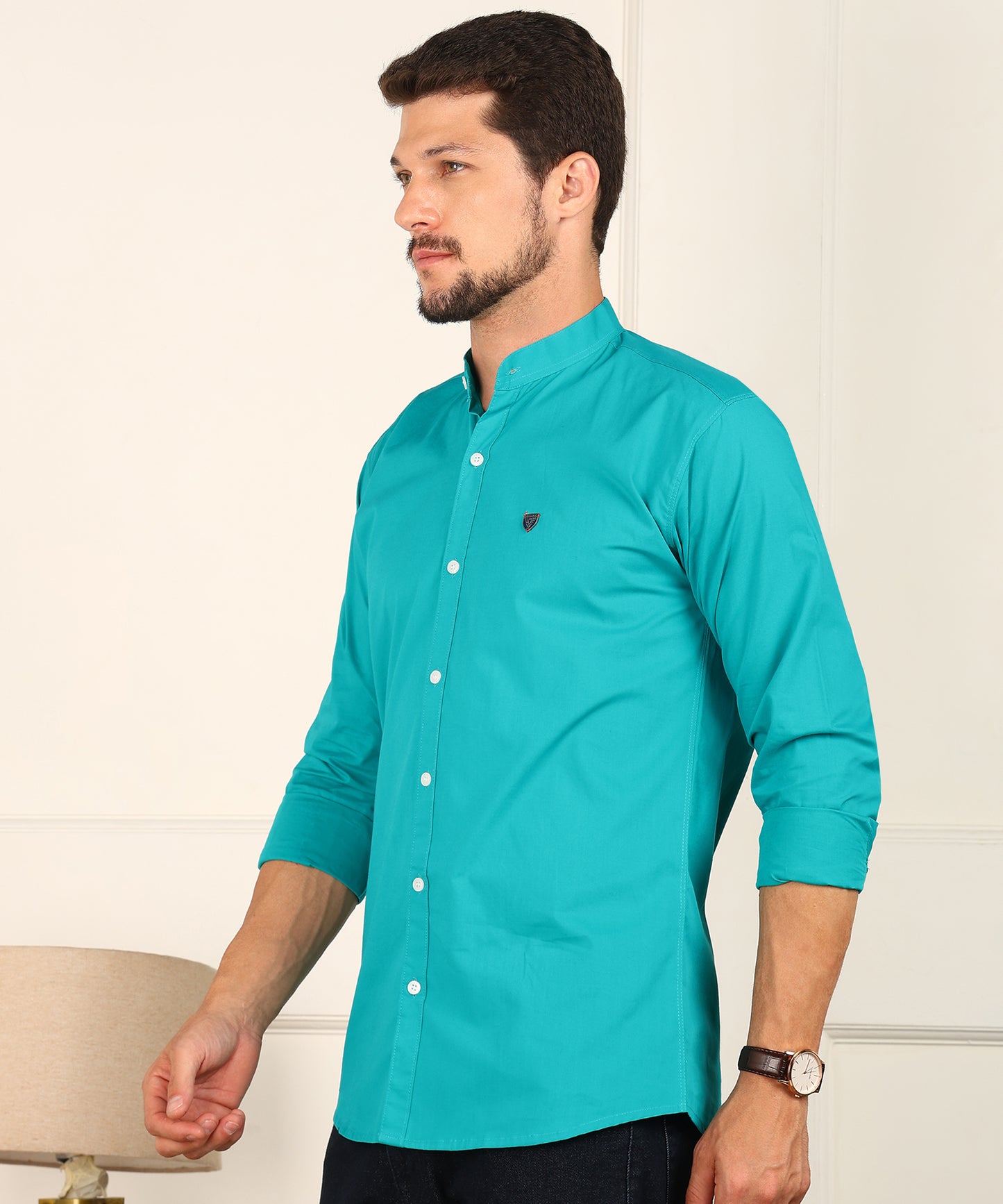 Men Solid Casual Shirt