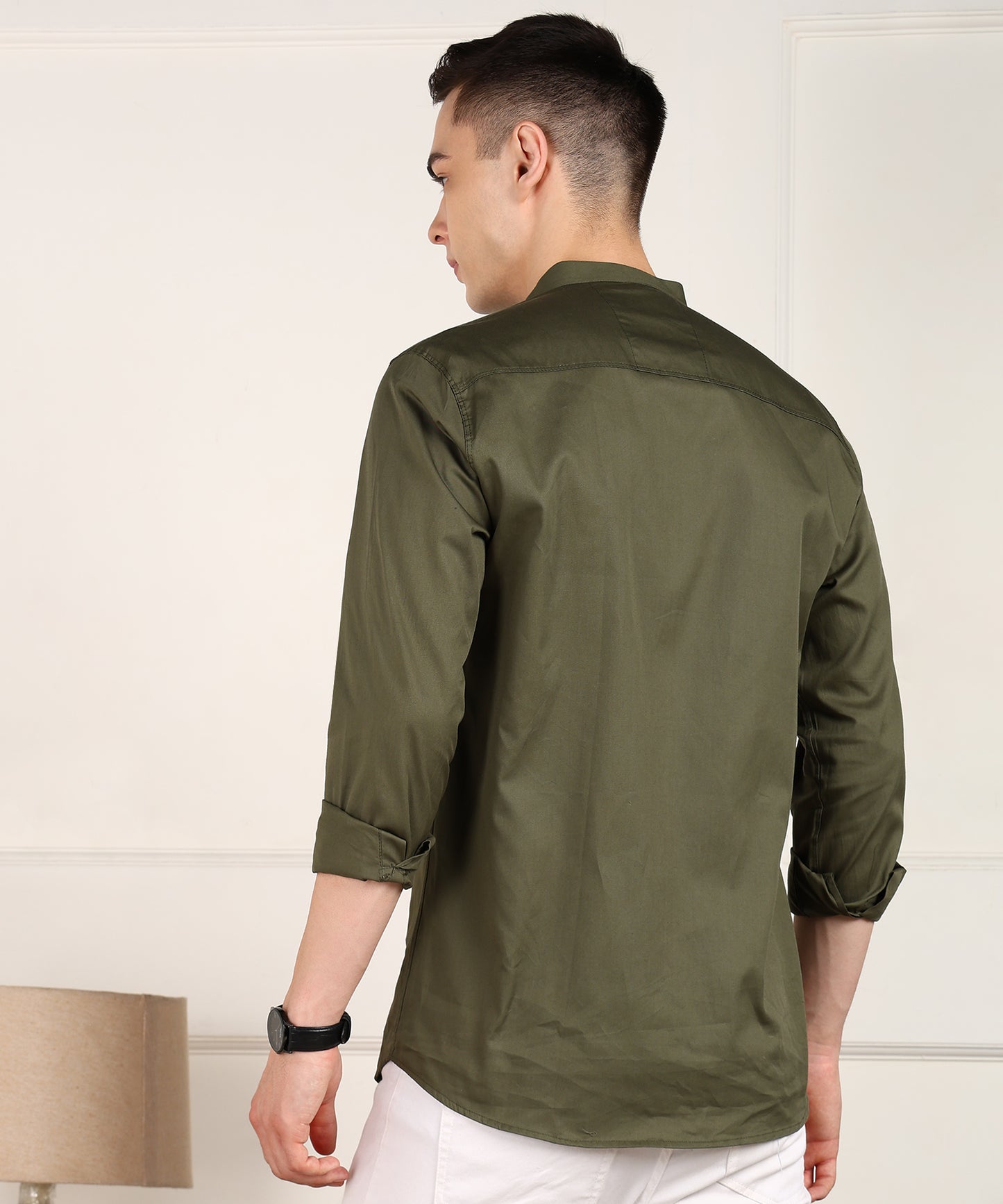 Men Solid Casual Shirt
