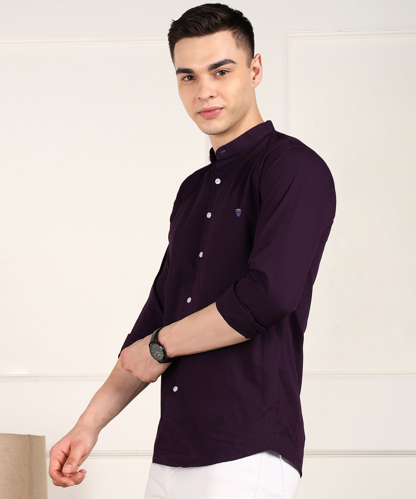 Men Solid Casual Shirt