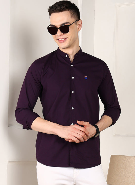 Men Solid Casual Shirt