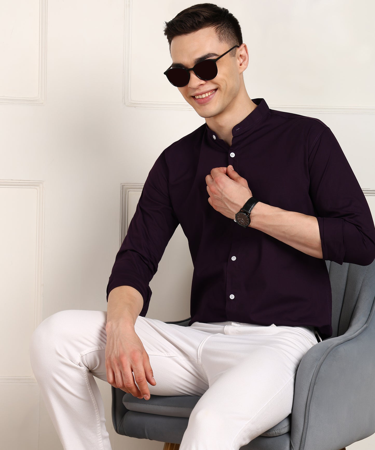 Men Solid Casual Multicolor Shirt (Pack of 2)