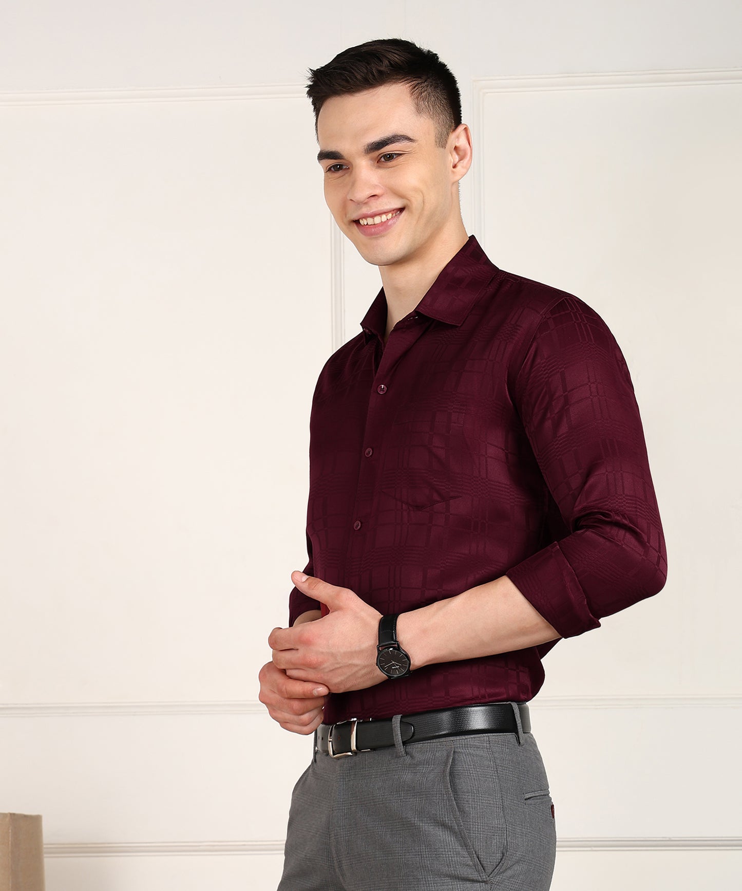 Men Checkered Casual Shirt