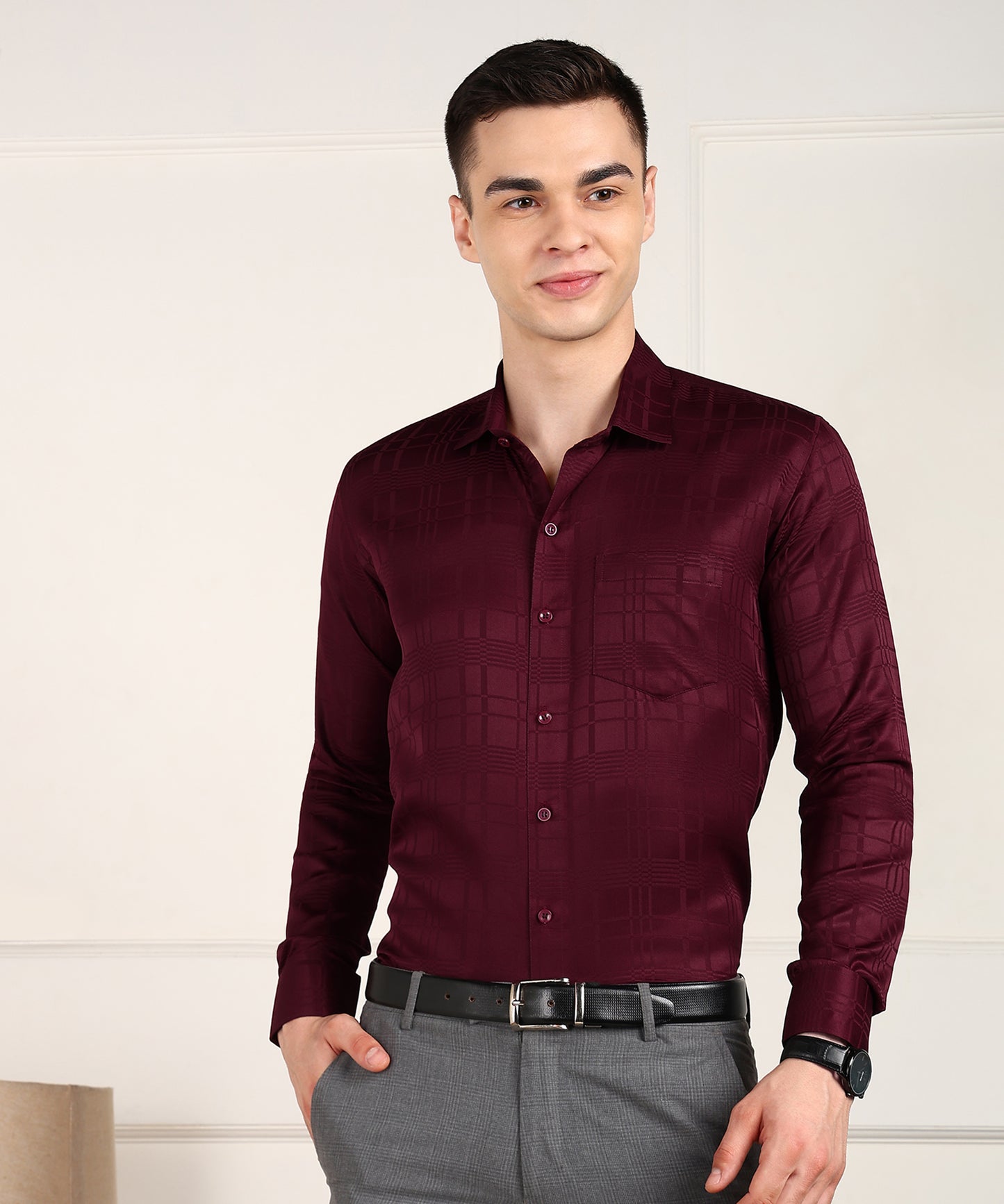 Men Checkered Casual Shirt