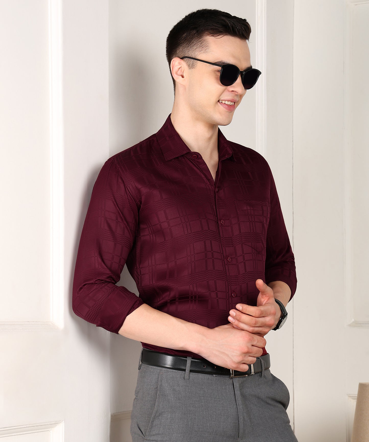 Men Checkered Casual Shirt