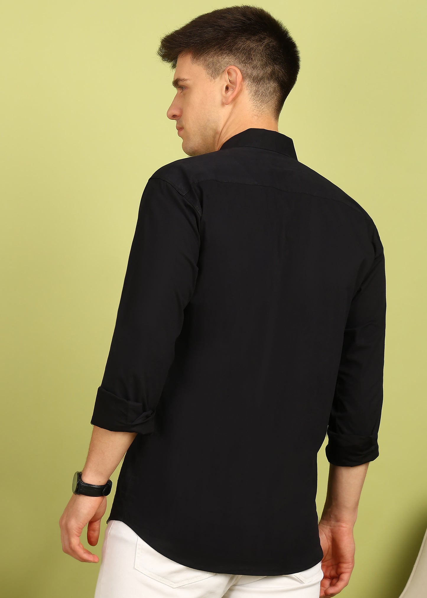 Men Solid Casual Shirt