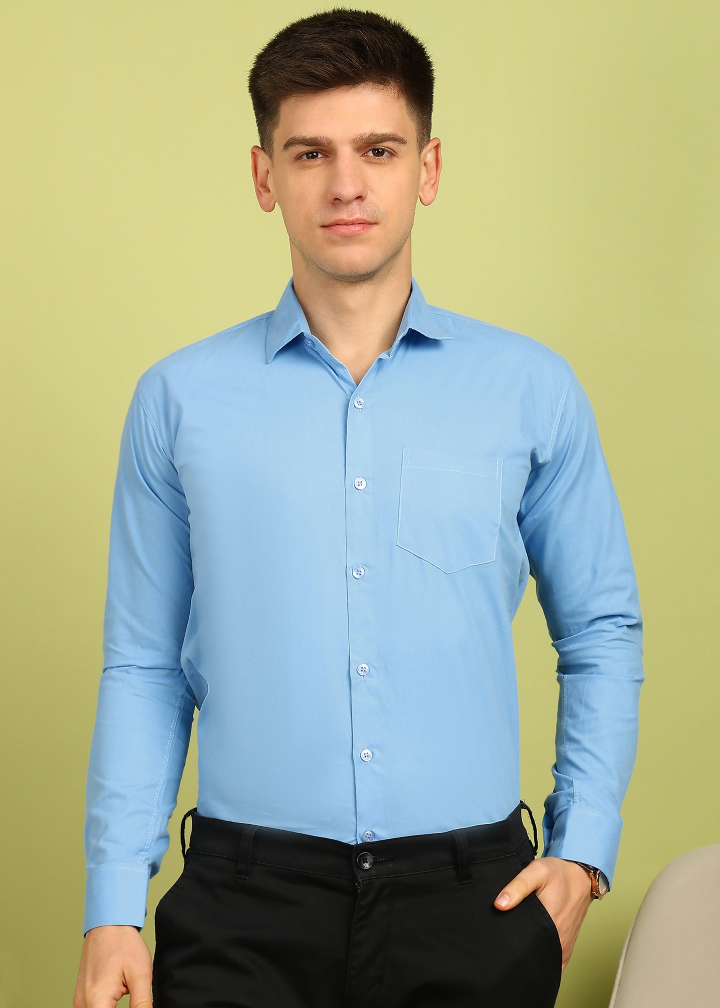 Men Solid Casual Shirt