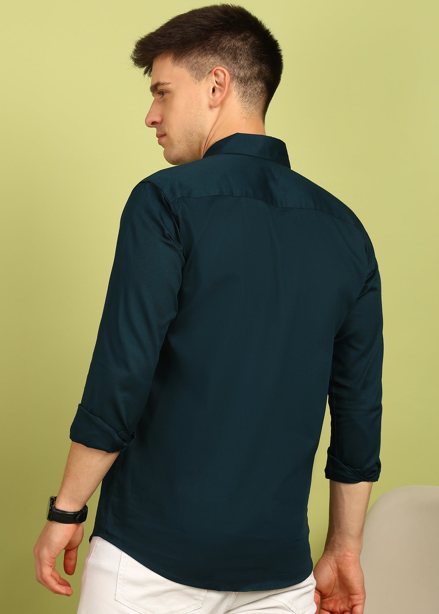 Men Solid Casual Shirt
