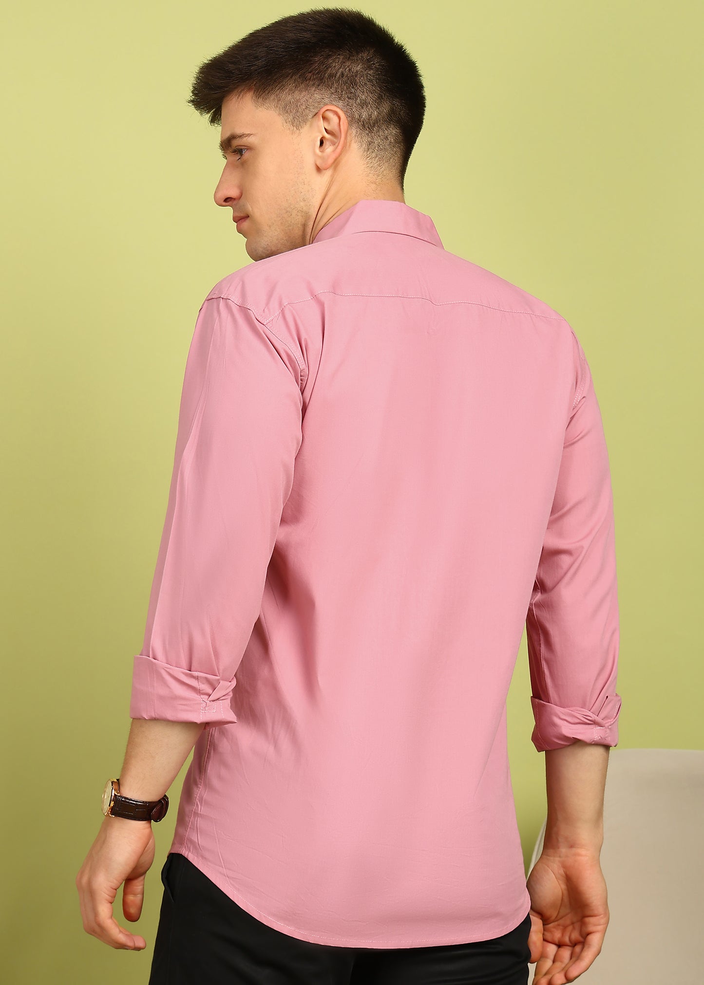 Men Solid Casual Shirt