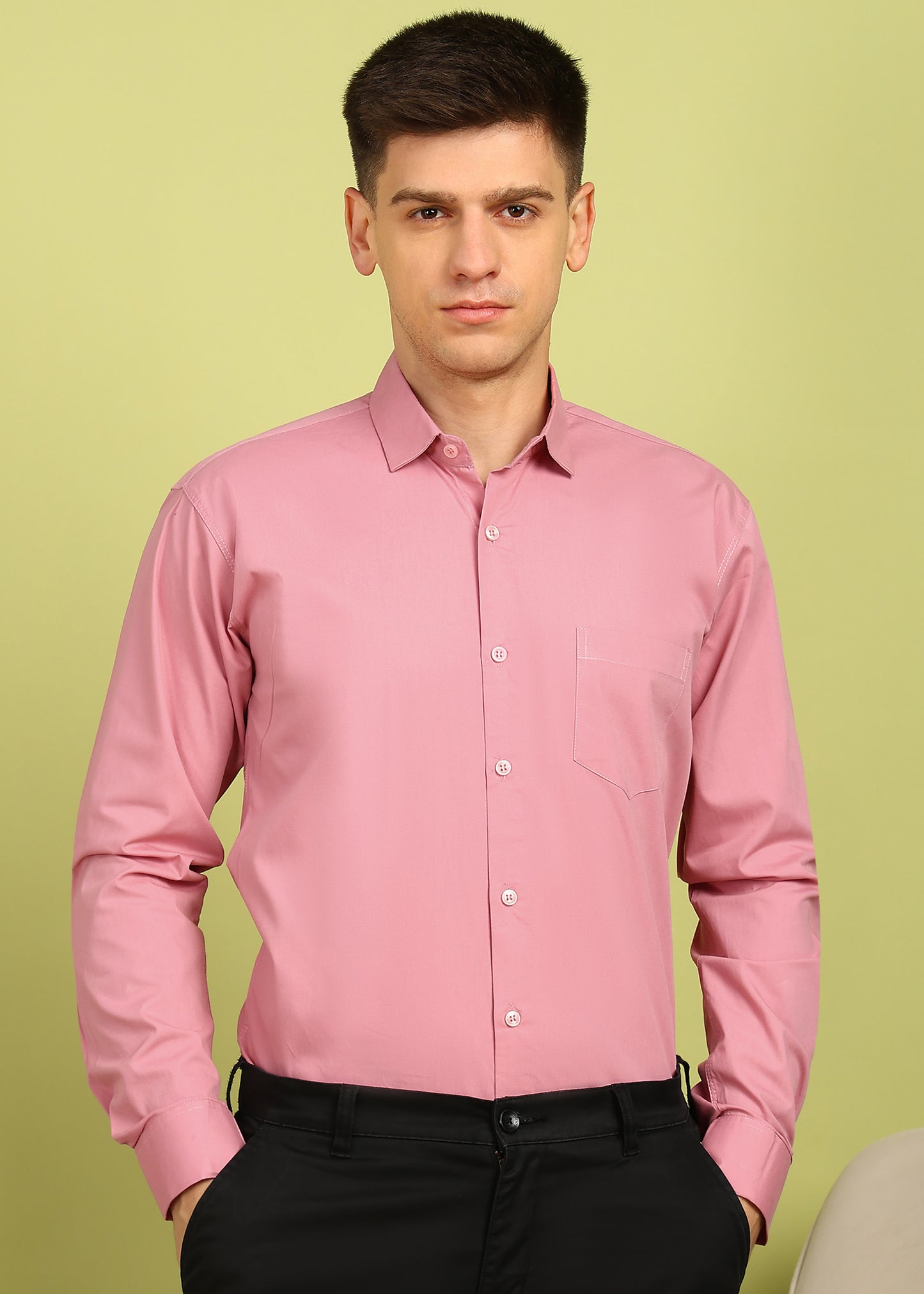 Men Solid Casual Shirt