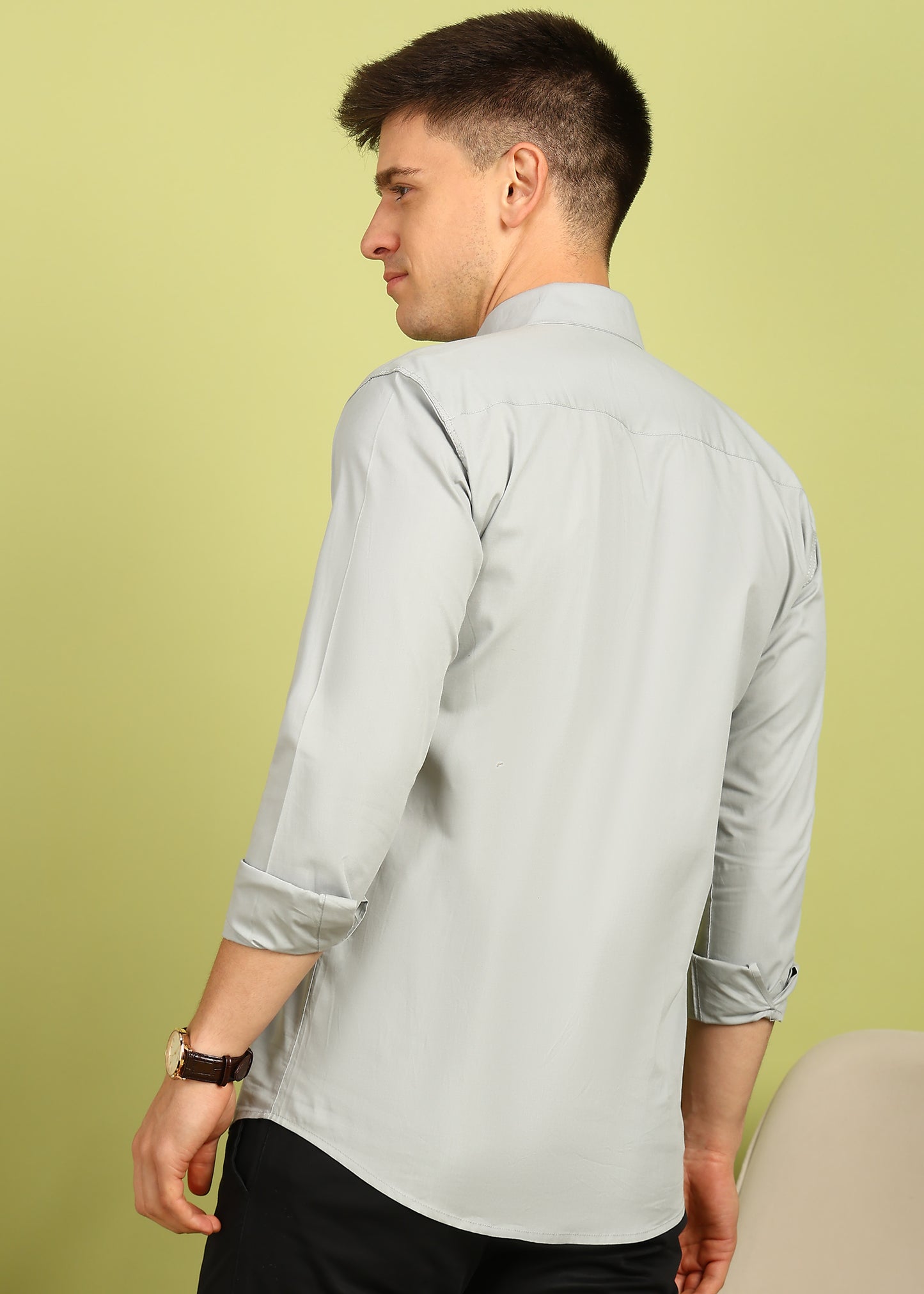 Men Solid Casual Shirt
