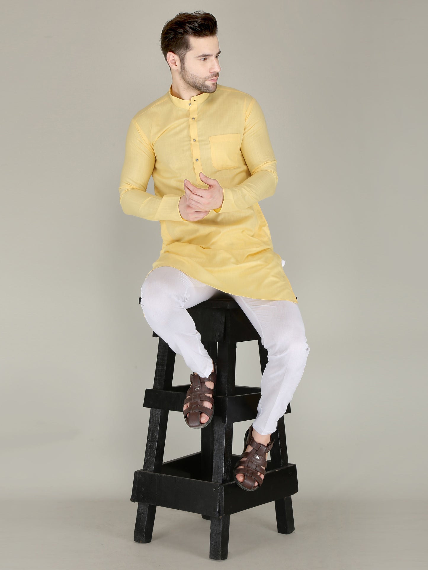 Men Kurta Pyjama Set