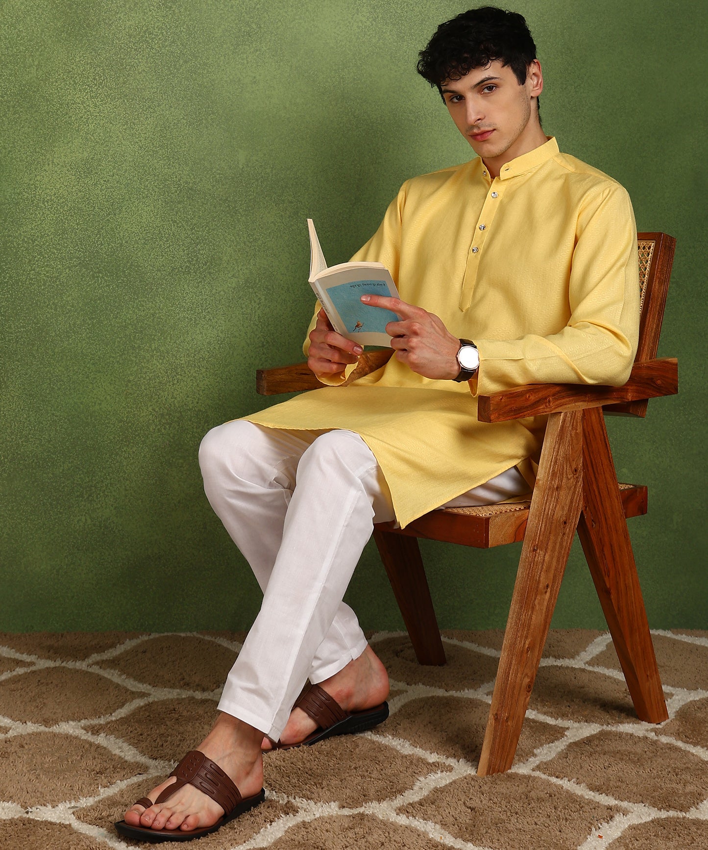 Men Kurta Pyjama Set