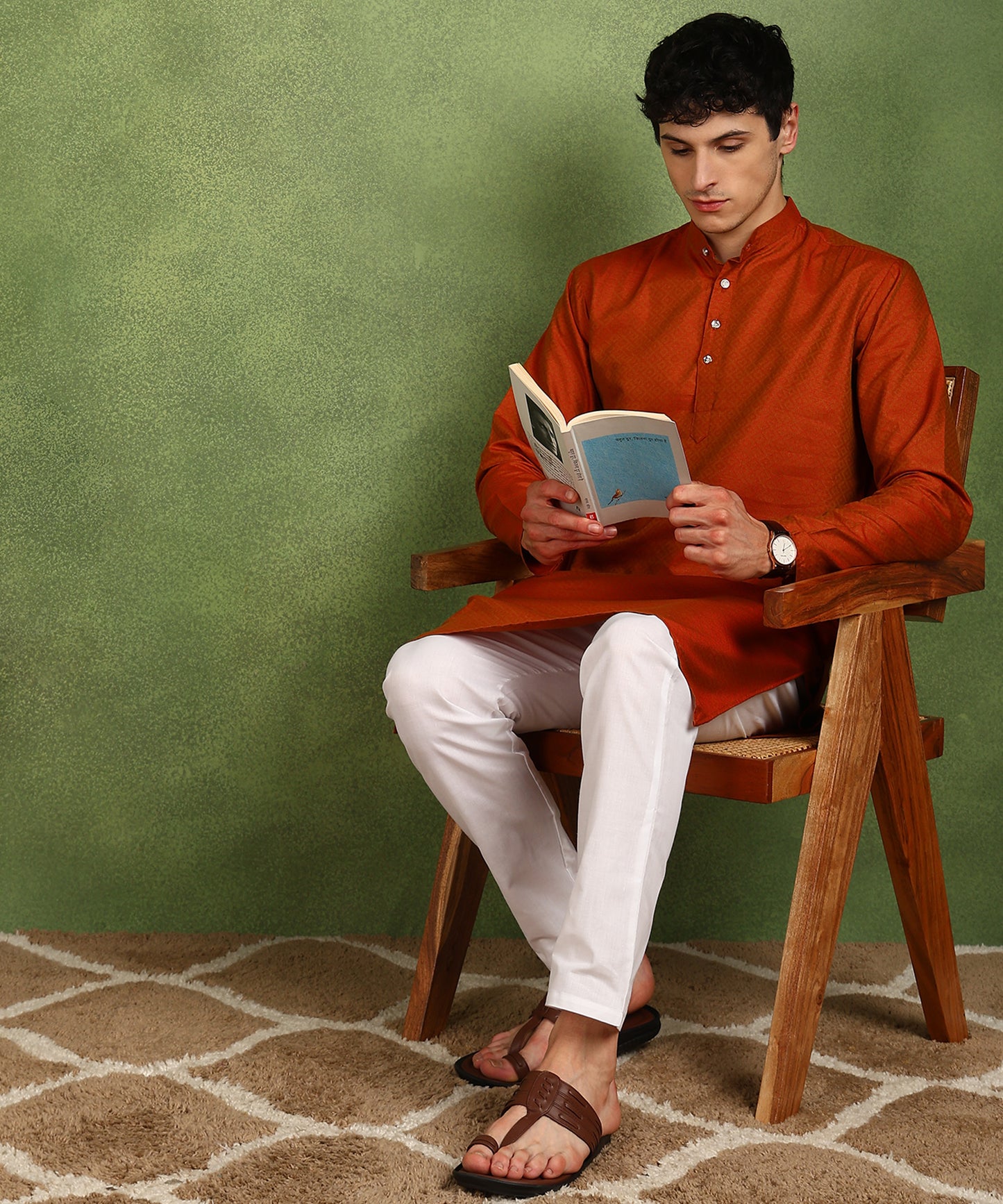 Men Kurta Pyjama Set