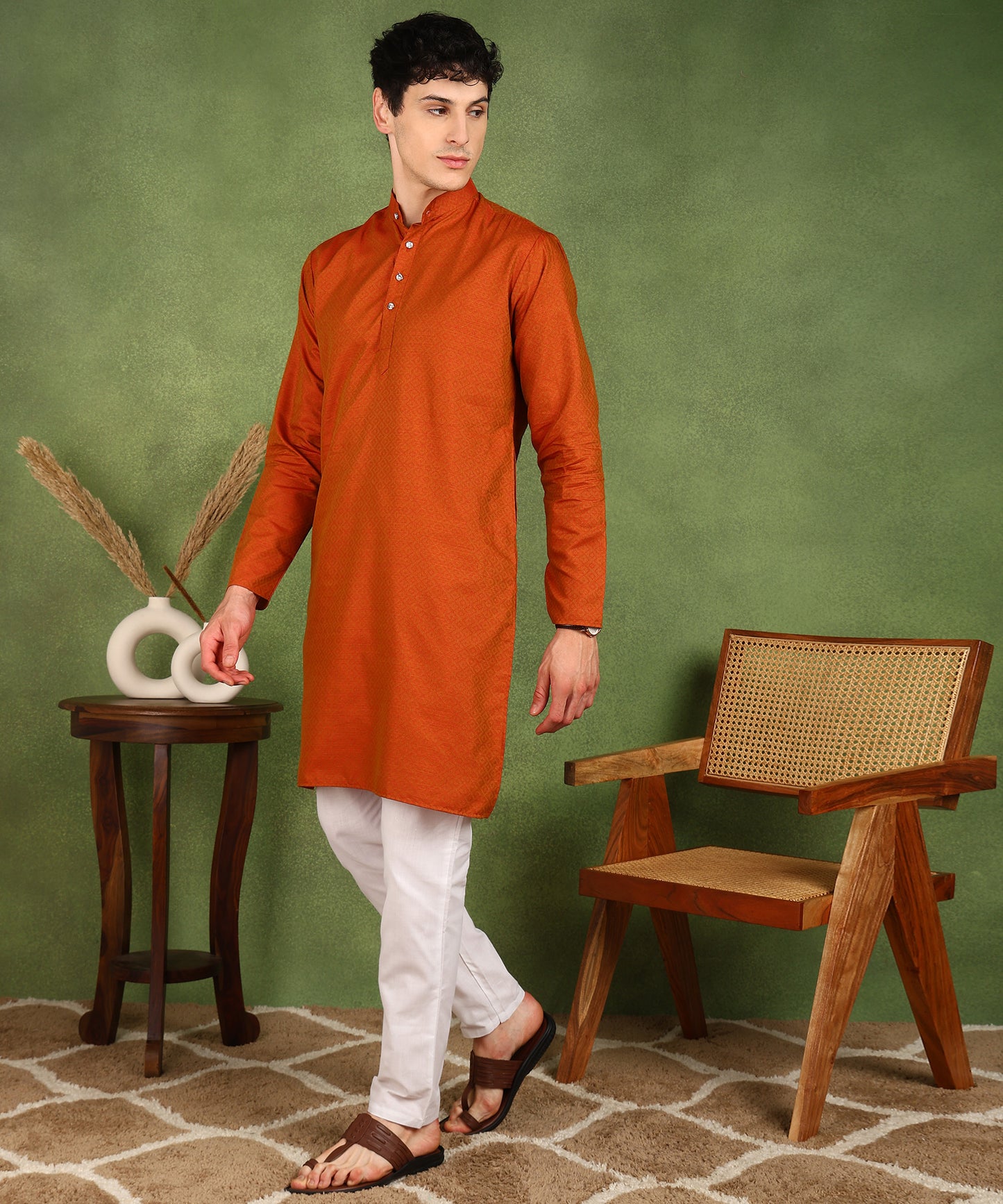 Men Kurta Pyjama Set