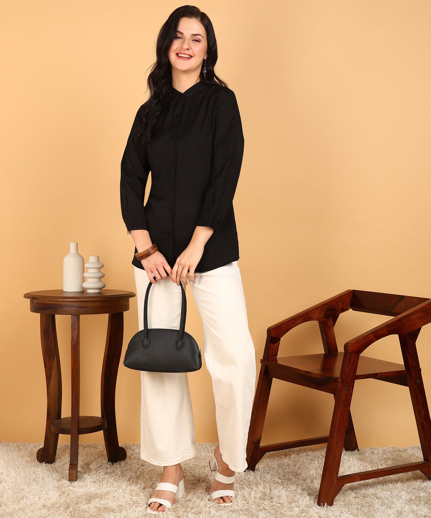 FUBAR Casual Solid Women Top