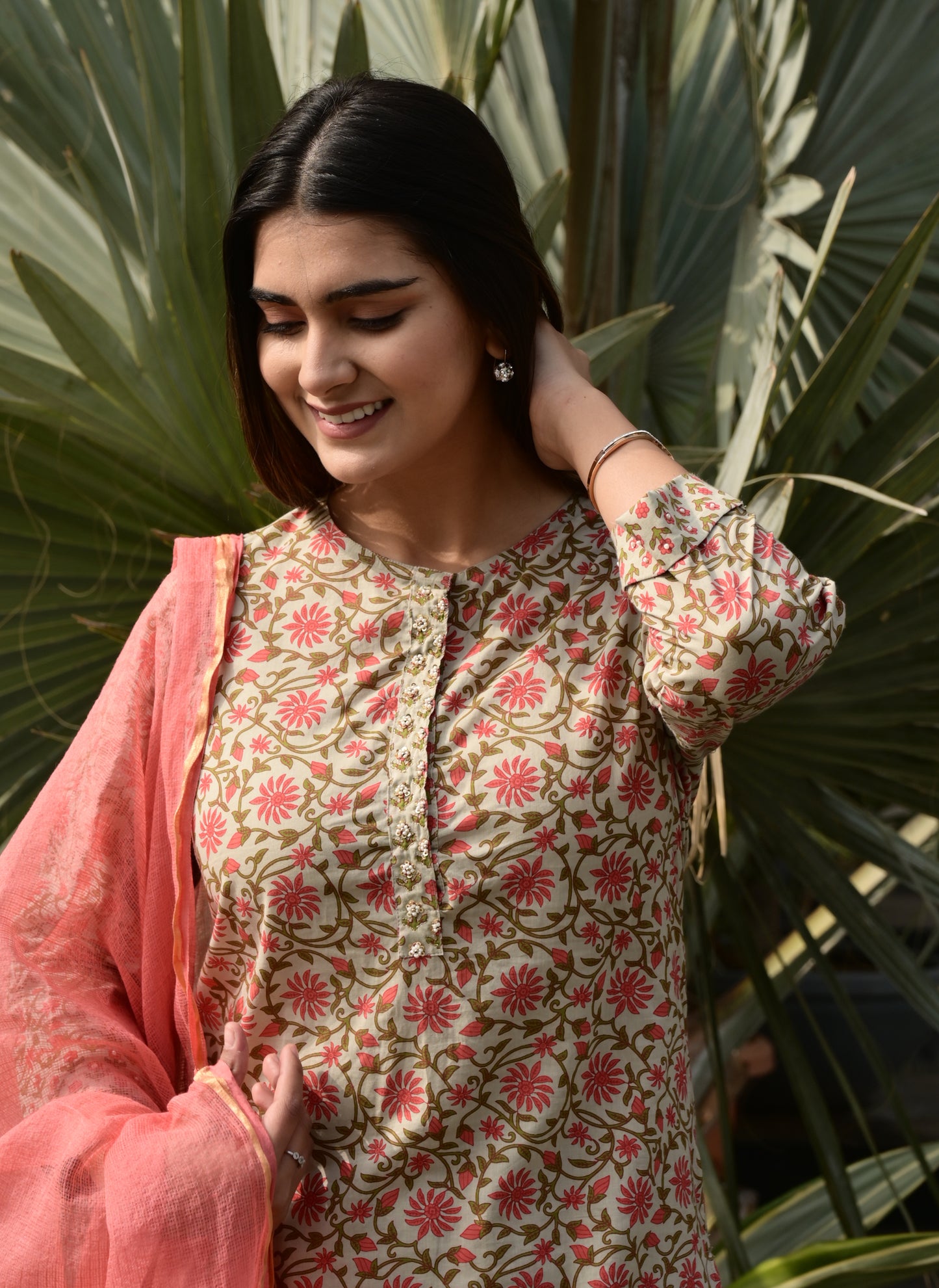 FUBAR Women Kurta Pyjama Dupatta Set