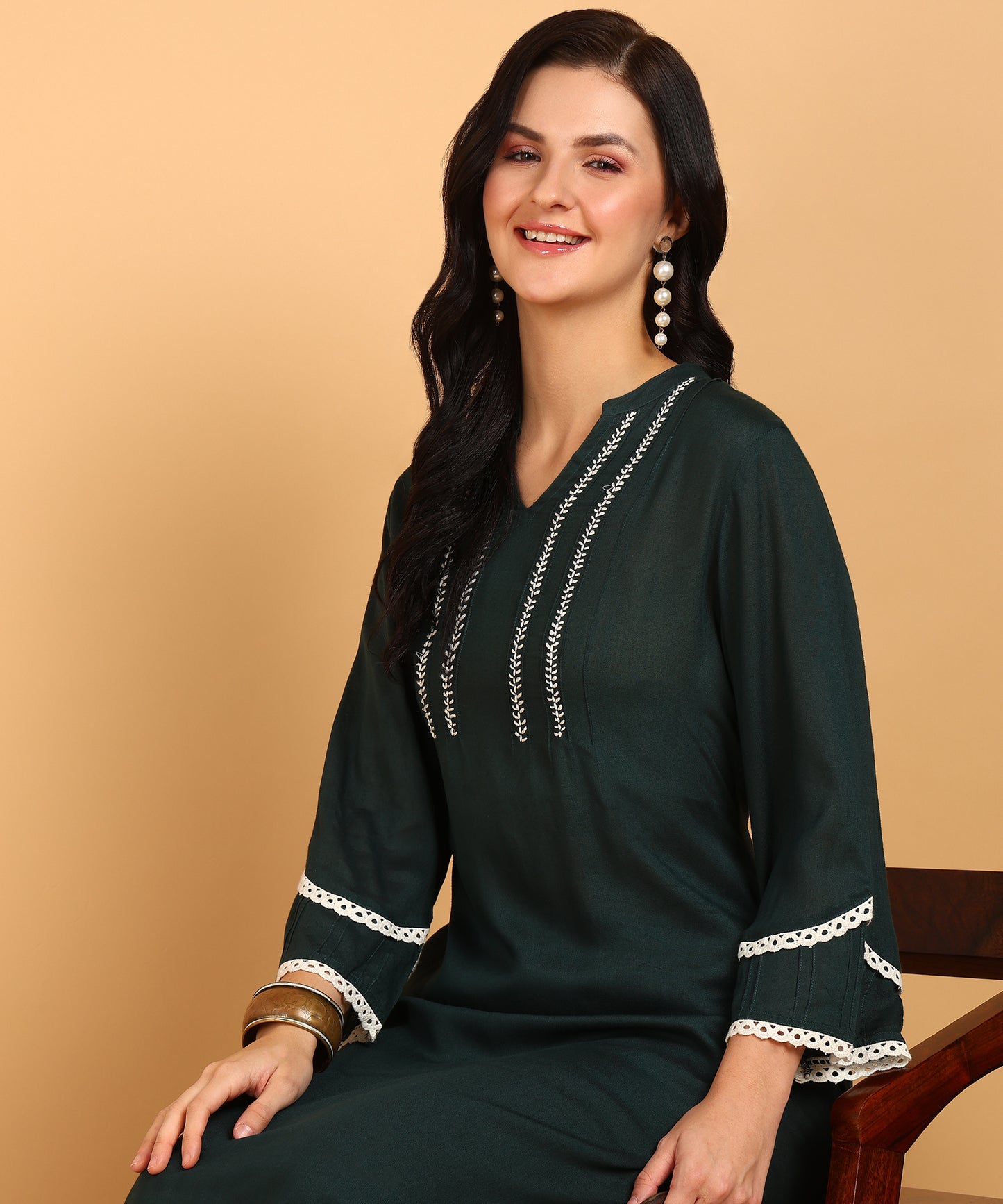 FUBAR Women Kurta Pyjama Dupatta Set