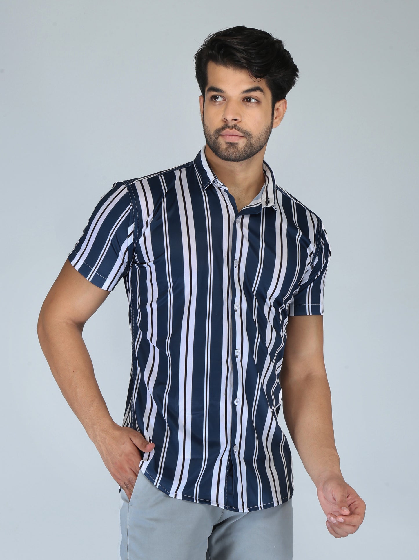 Striped Casual Shirt