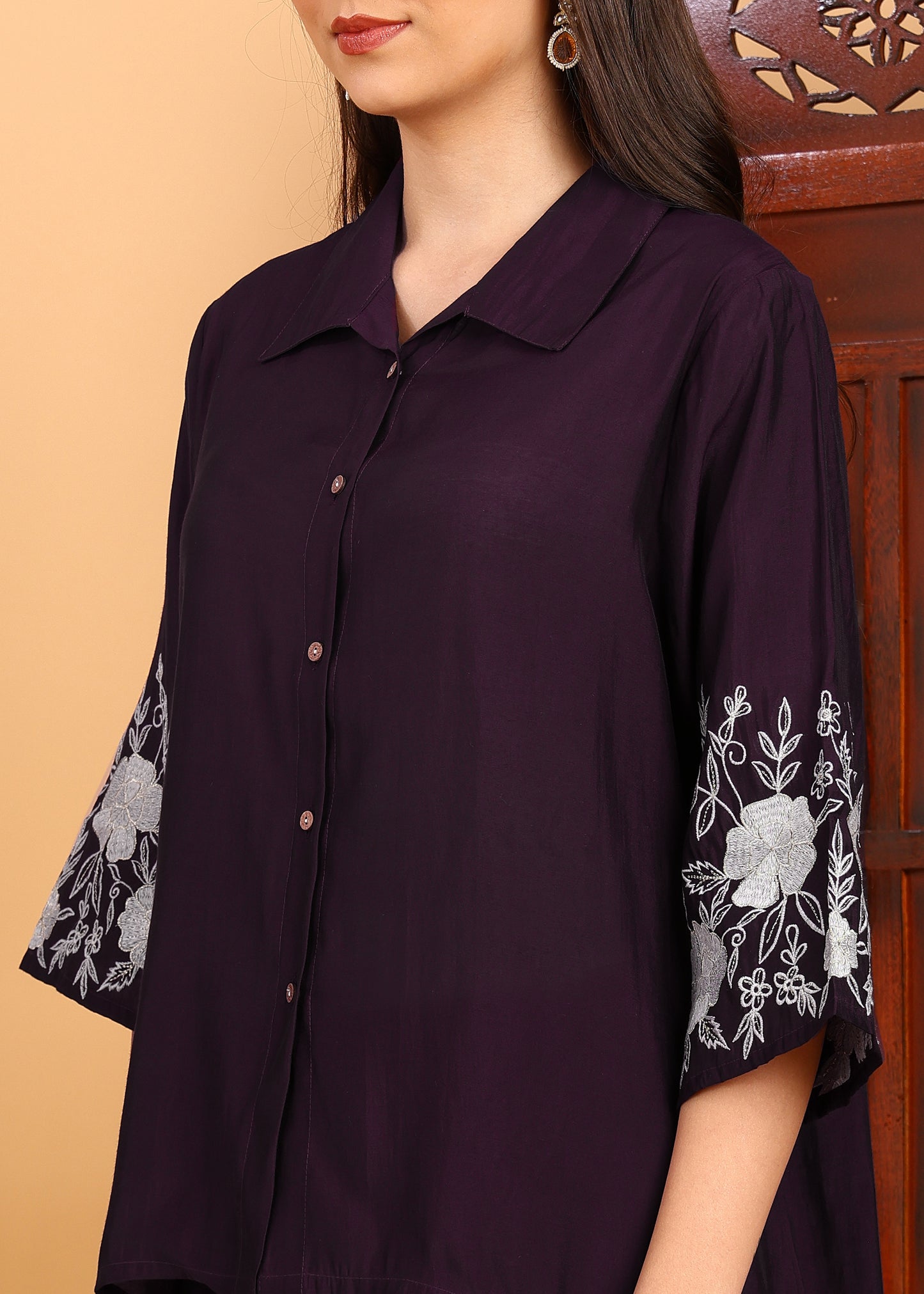 Women Shirt Pant Co-ords Set