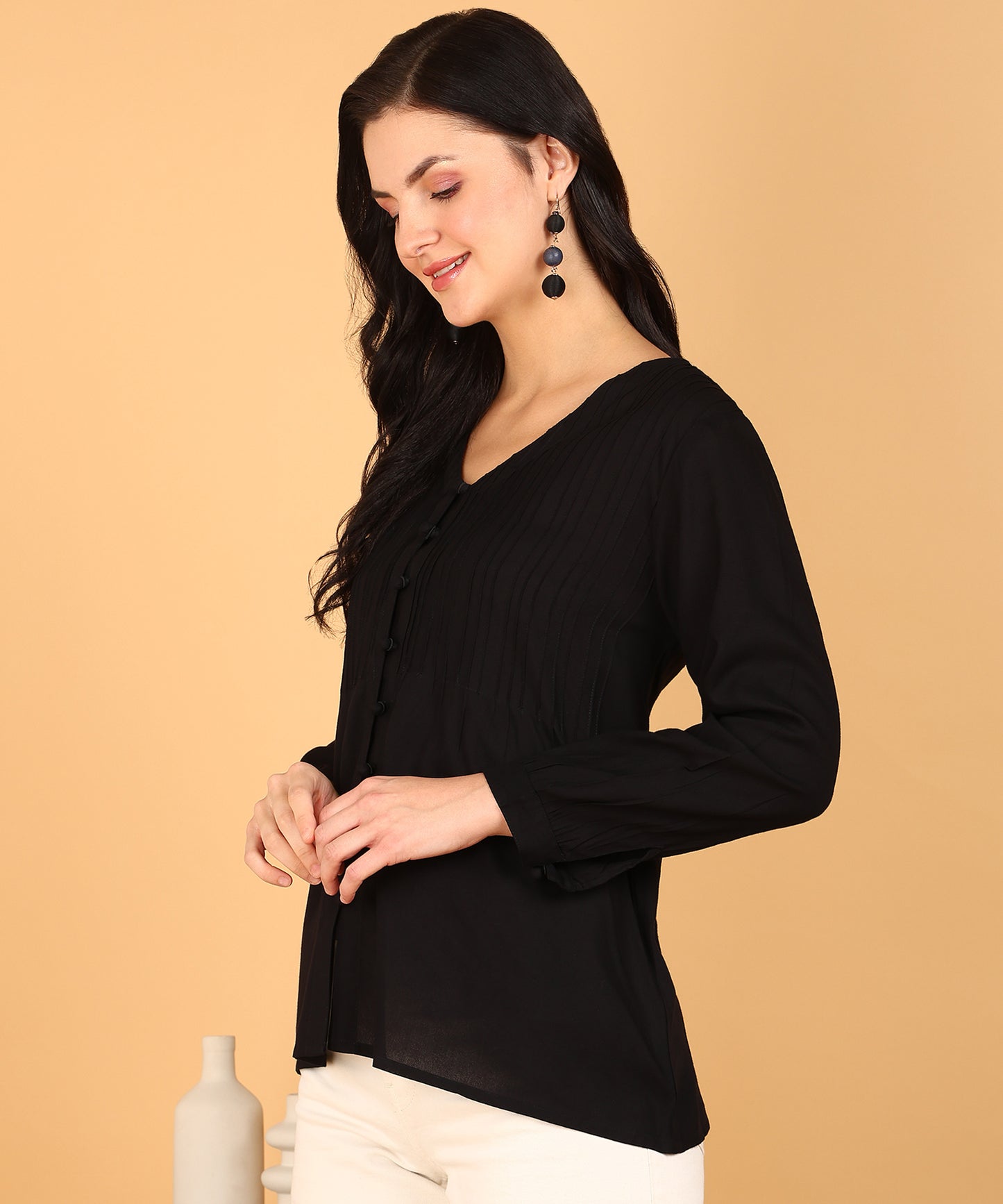 FUBAR Casual Solid Women Top
