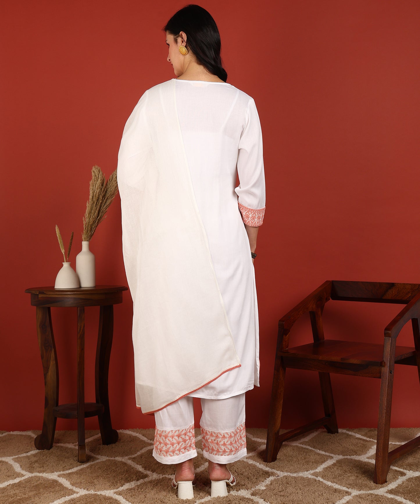 FUBAR Women Kurta Pyjama Dupatta Set